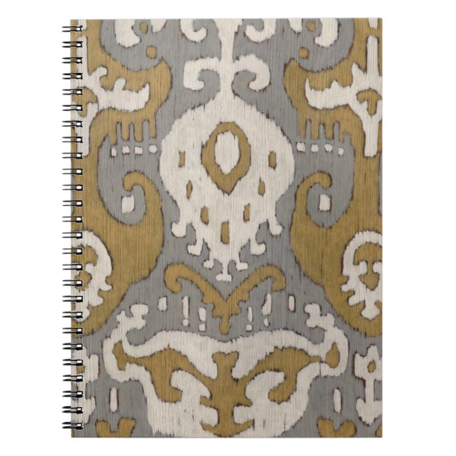 Ochre Ikat II Notebook (Front)