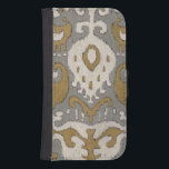 Ochre Ikat II Samsung S4 Wallet Case<br><div class="desc">Patterns</div>