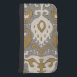 Ochre Ikat II Samsung S4 Wallet Case<br><div class="desc">Patterns</div>