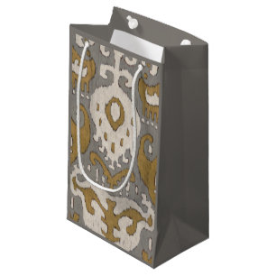 Ochre Ikat II Small Gift Bag