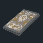 Ochre Ikat II Trifold Wallet<br><div class="desc">Patterns</div>