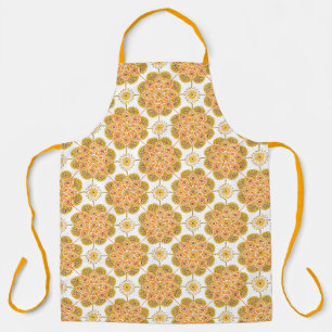 Ochre Medallions Apron