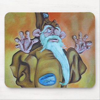 Ochre Wizard Oil Mouse Mat
