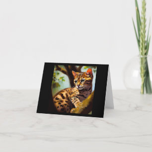 Ocicat Cat  Card