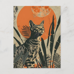 Ocicat Vintage Art Postcard