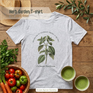 Ocimum Basilicum Basil Botanical Garden Tri-Blend Shirt