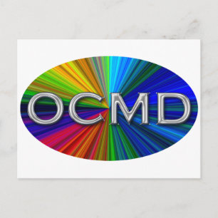 OCMD - Ocean City Maryland Oval Logo Postcard