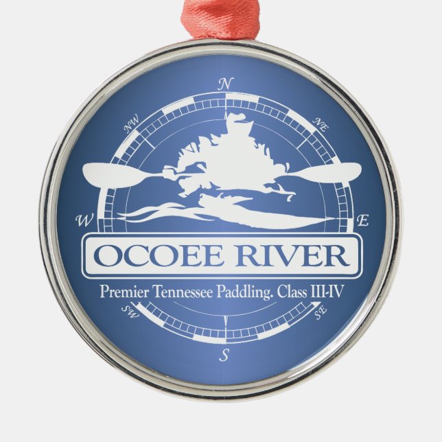 Ocoee River (KC2) Metal Tree Decoration (Front)