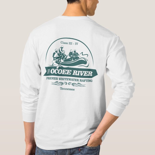 Ocoee River (rafting2) T-Shirt (Back)