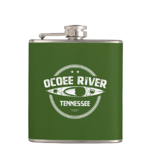 Ocoee River, Tennessee Hip Flask