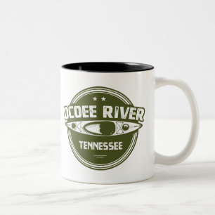 Ocoee River, Tennessee Two-Tone Coffee Mug