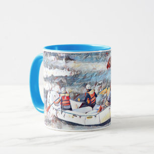 Ocoee River Tennessee Whitewater Rafting Painting Mug