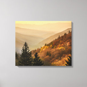 Oconaluftee Valley Overlook North Carolina Canvas Print