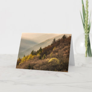 Oconaluftee Valley Overlook North Carolina Card
