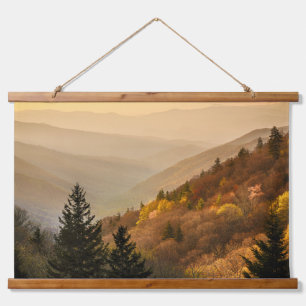 Oconaluftee Valley Overlook North Carolina Hanging Tapestry