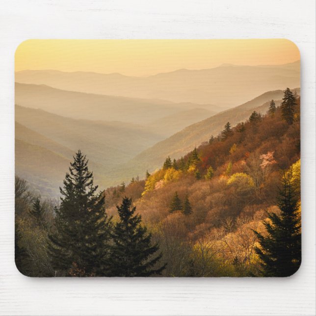 Oconaluftee Valley Overlook | North Carolina Mouse Mat (Front)