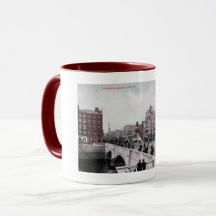 O'Connell Bridge, Dublin, Ireland, Vintage Style Mug