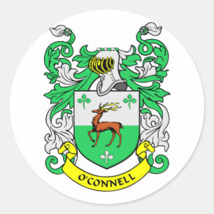 O'CONNELL Coat of Arms Classic Round Sticker