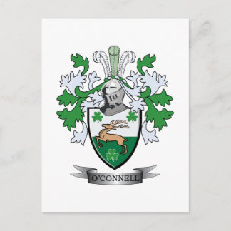 O'Connell Coat of Arms Postcard