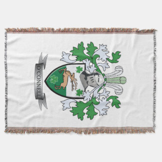 O'Connell Coat of Arms Throw Blanket