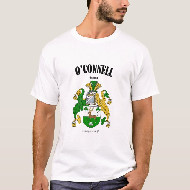 O'CONNELL Crest Translation & Meaning T-Shirt (Front)