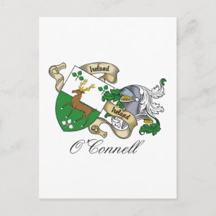 O'Connell Family Crest Postcard