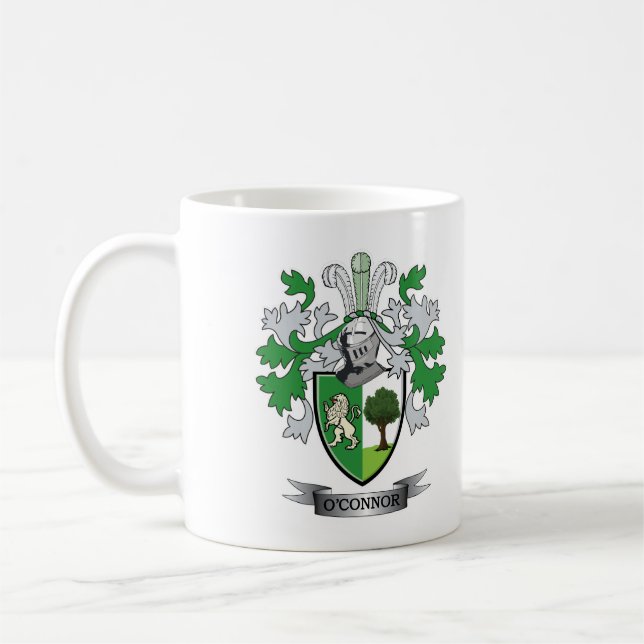 O'Connor Coat of Arms Coffee Mug (Left)