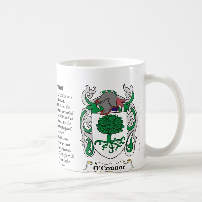 O'Connor Family Coat of Arms mug (Right)