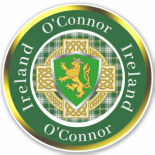 O'Connor Irish Shield/Celtic Cross Personalised