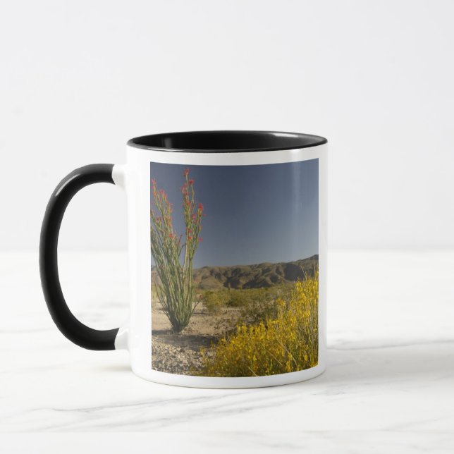 Ocotillo and desert senna mug (Left)