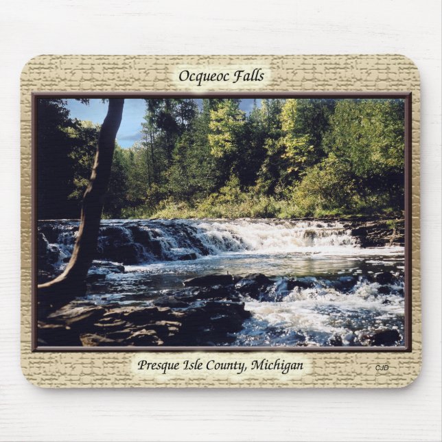 Ocqueoc Falls mousepad (Front)