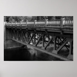Ocqueoc River Bridge Poster