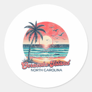 Ocracoke Island Classic Round Sticker