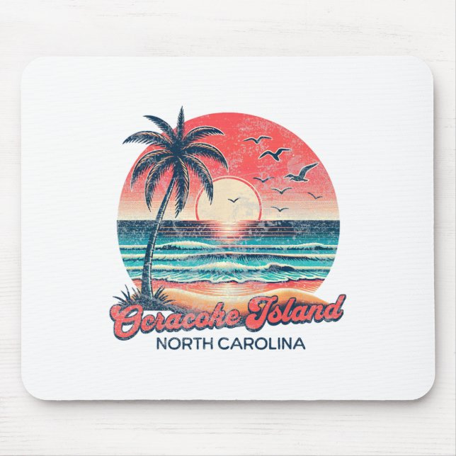 Ocracoke Island  Mouse Mat (Front)