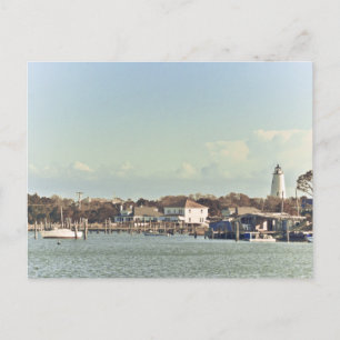 Ocracoke Light. Postcard