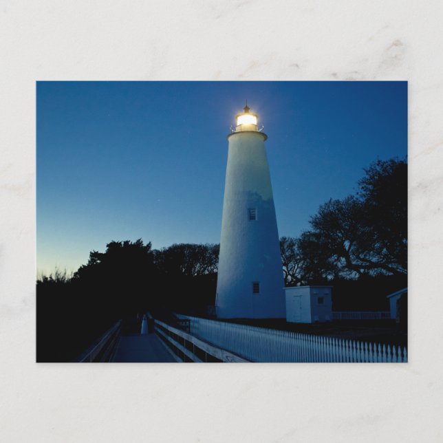 Ocracoke Light. Postcard (Front)