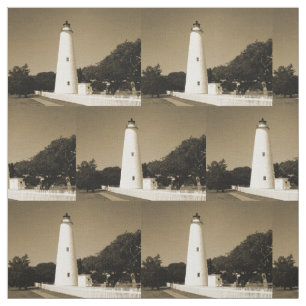 Ocracoke Lighthouse Fabric