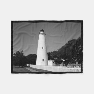 Ocracoke Lighthouse Fleece Blanket