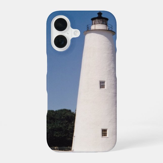 Ocracoke Lighthouse iPhone 16 Case (Back)