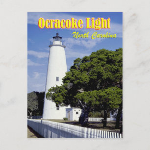 Ocracoke Lighthouse, North Carolina Postcard