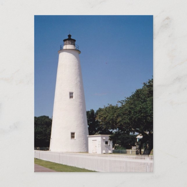 Ocracoke Lighthouse Postcard (Front)