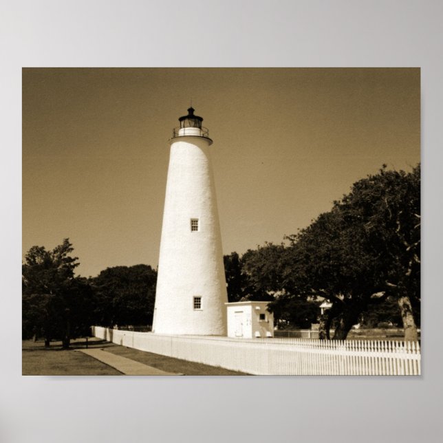 Ocracoke Lighthouse Poster (Front)