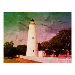Ocracoke Lighthouse Poster
