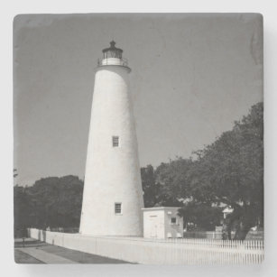 Ocracoke Lighthouse Stone Coaster