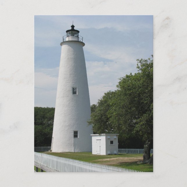 Ocracoke, North Carolina Lighthouse Postcard (Front)