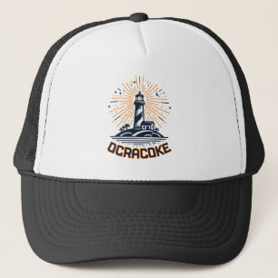 Ocracoke North Carolina Lighthouse Sunrise Trucker Hat