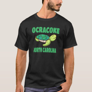 Ocracoke North Carolina Sea Turtle Themed T-Shirt