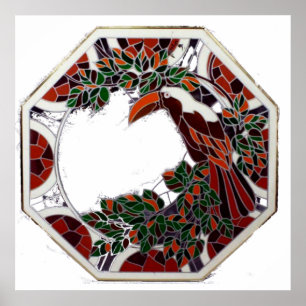 Octagon Toucan Wall Art from the Guest House Usual