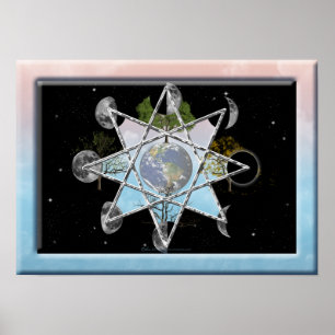 Octagram Print