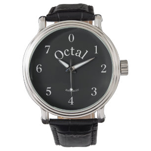 Octal watch live your life in base 8